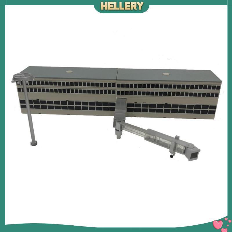 [HelleryPH] 1:400 ฉากสนามบินจําลองสะพานผู้โดยสารศิลปะแสง.-Nr005 โมเดล DIY