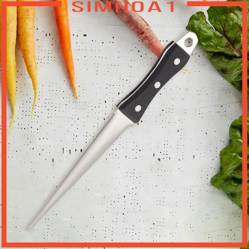 [Simhoa1] มีด Sharpening Rod Honing Rod อุปกรณ์ครัวเครื่องมือบดพื้นผิวโค้ง
