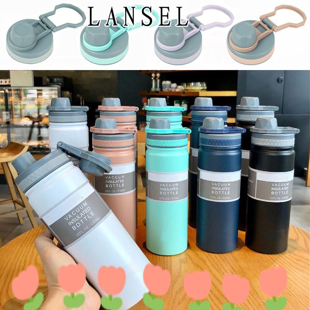 LANSEL1 1 ชิ้นถ้วยหมวก, TS-8706B/TS-8709B 530ml/750ml ขวด, Universal PVC Splash Proof พร้อมซีลแหวนซี