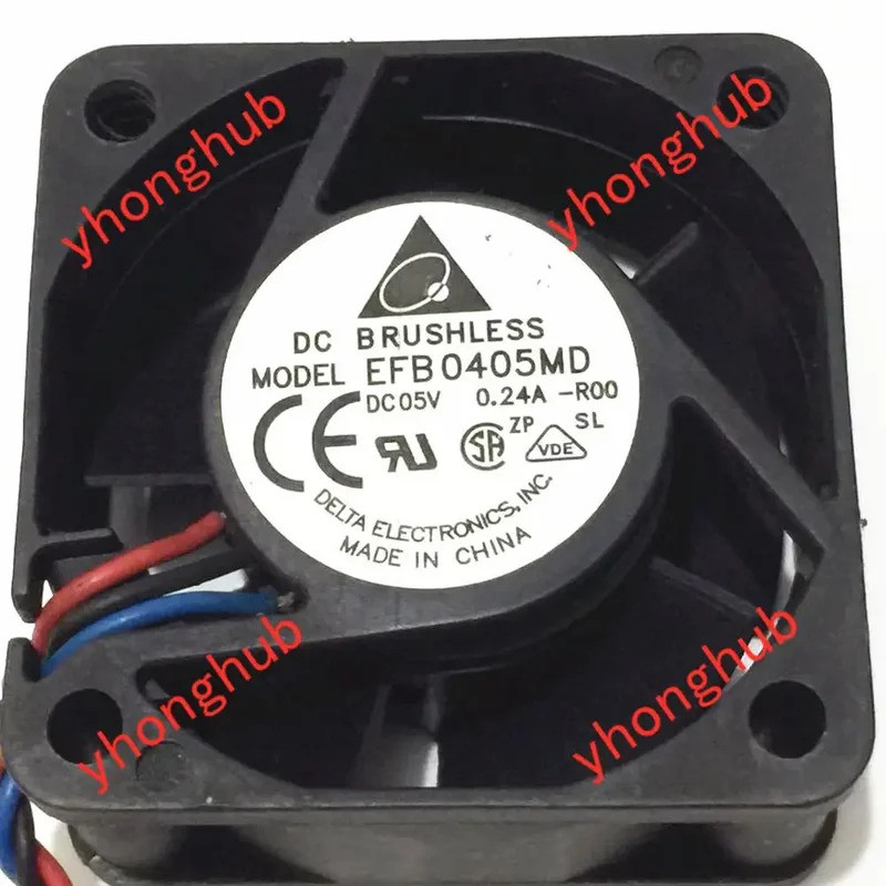 Delta Electronics EFB0405MD R00 DC 5V 0.24A 40x40x20mm Server พัดลมระบายความร้อน