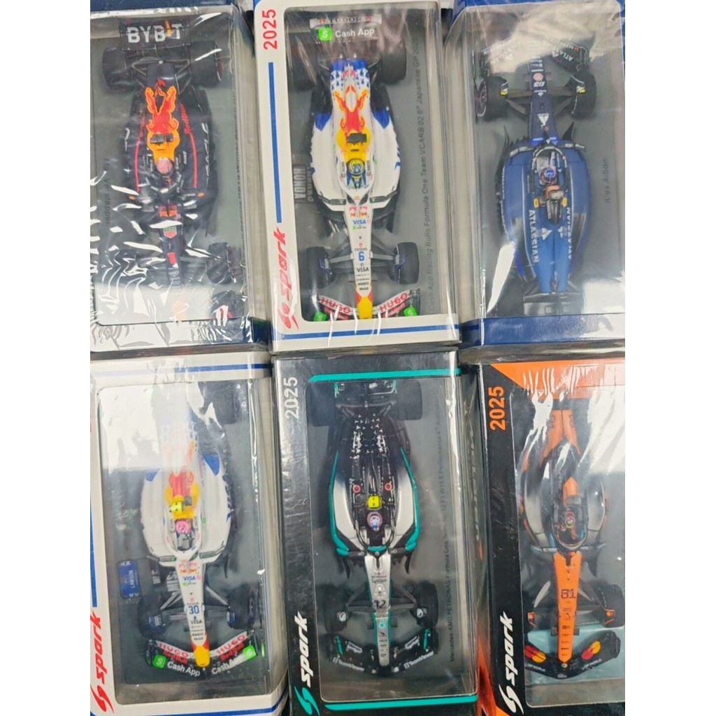 Spark 1: 43 f1 รถแข่งรุ่น rb19 Bahri Westpan Little Red Bull Hajar Lawson Red Bull Williams fw47 McL