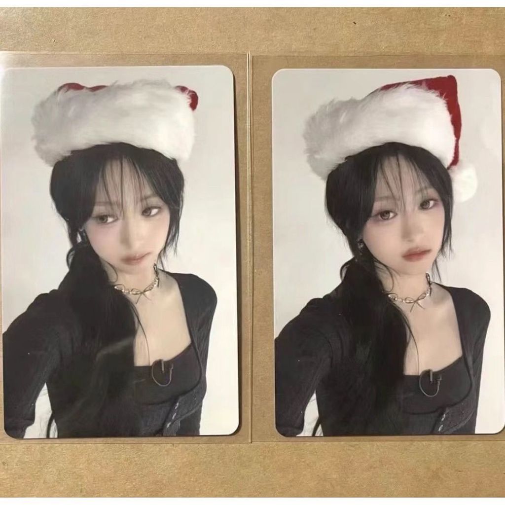 Christmas Hat Photocard ahyeon babymonster Japan Christmas Random Card เวอร์ชั่นของแท้