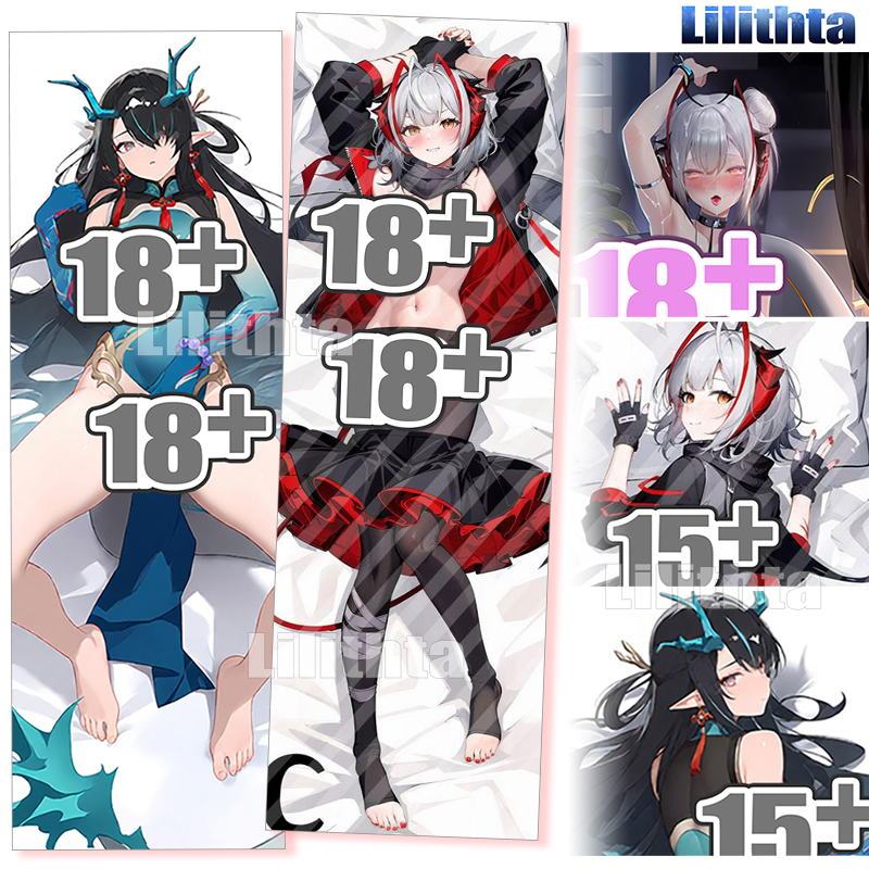 ปลอกหมอน Dakimakura Arknights W และ Dusk Body-pillow Cover Custom Made