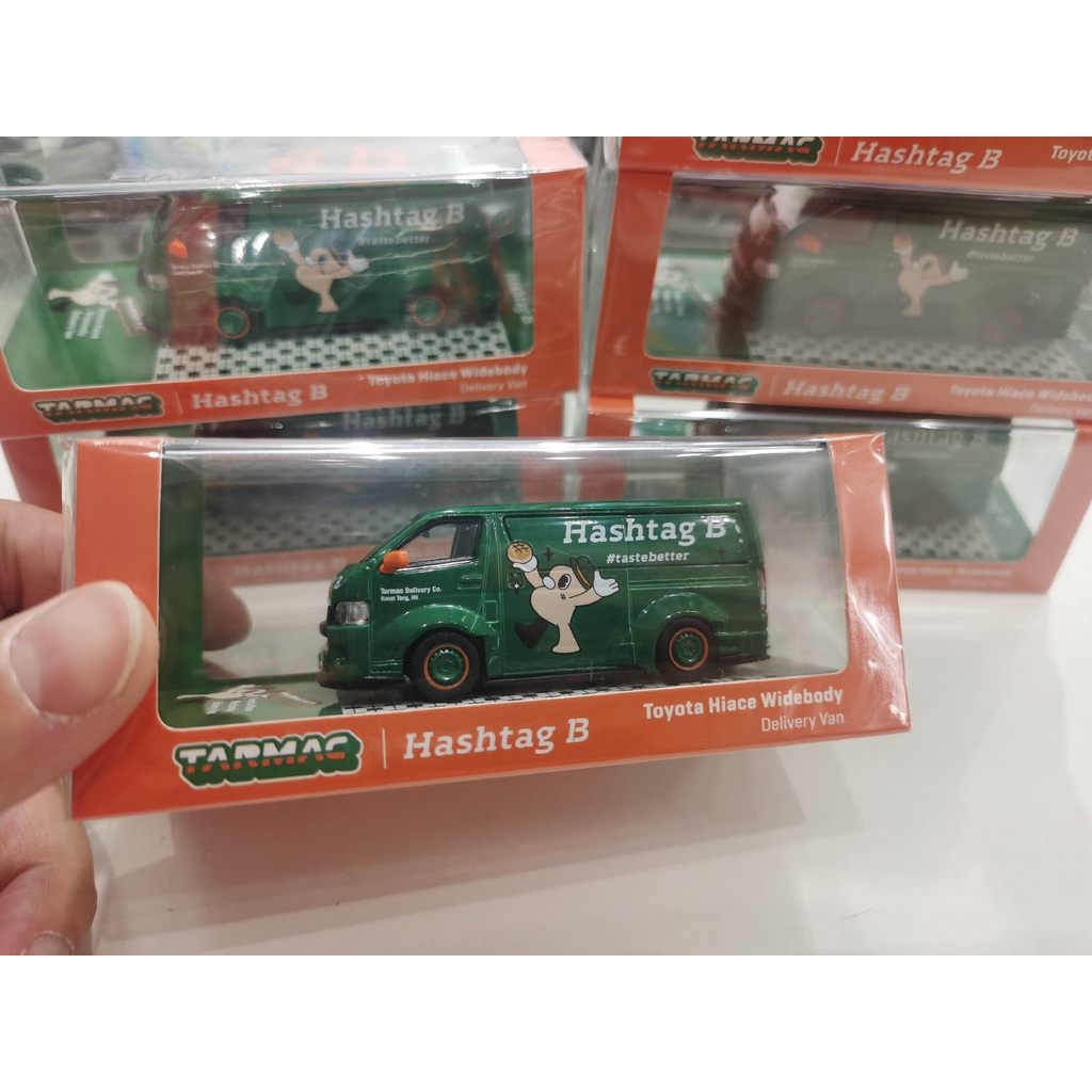 TW Alloy 1: 64 Toyota Sea Lion WIDEBODY Wide Body HASHTAG B Egg Tart Store Limited Edition โมเดลรถสี
