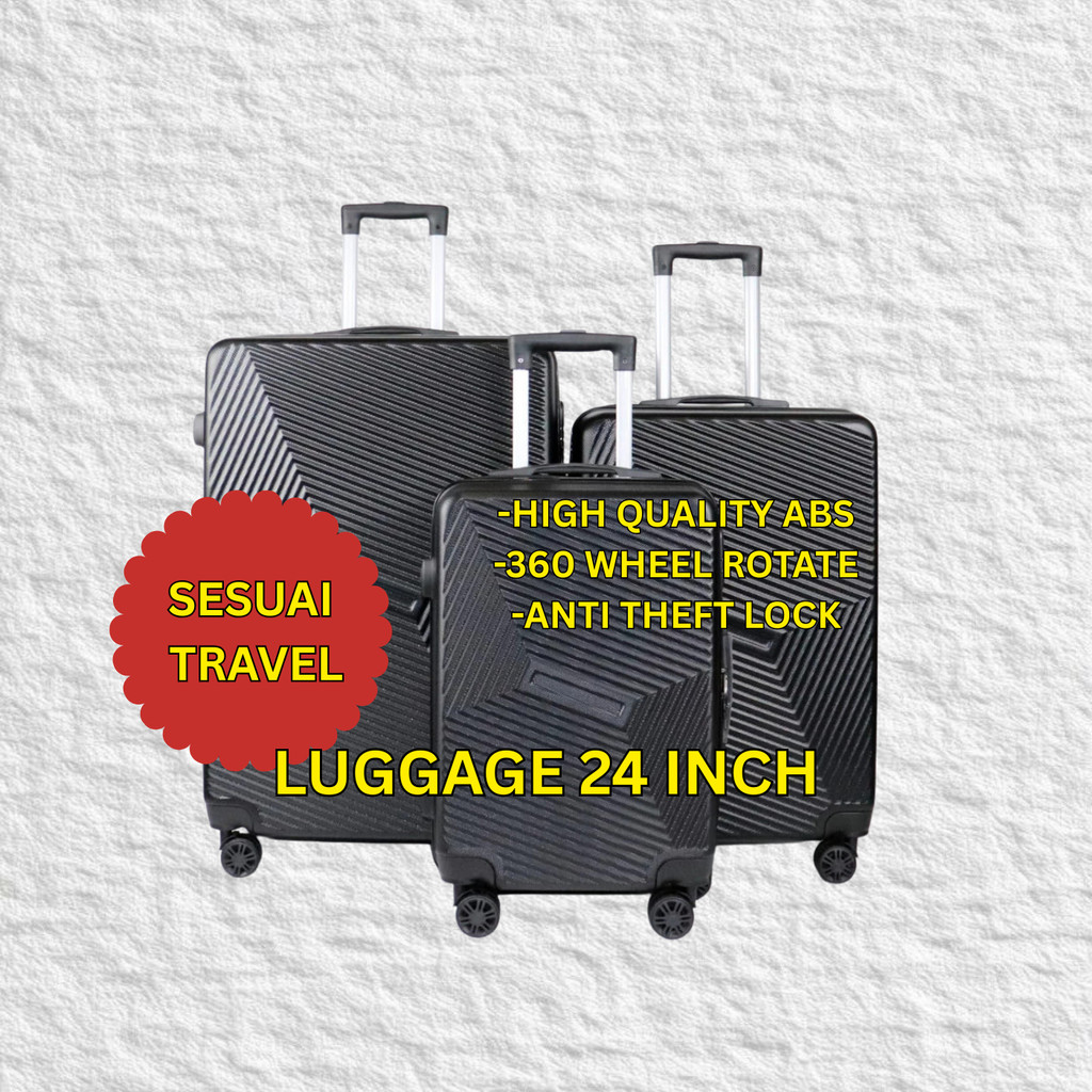 BAE LUGGAGE 24 นิ้วกระเป๋าเดินทาง MELANCONG 28 นิ้วขนาดใหญ่ LUGGAGE TOURIST ESSENTIAL