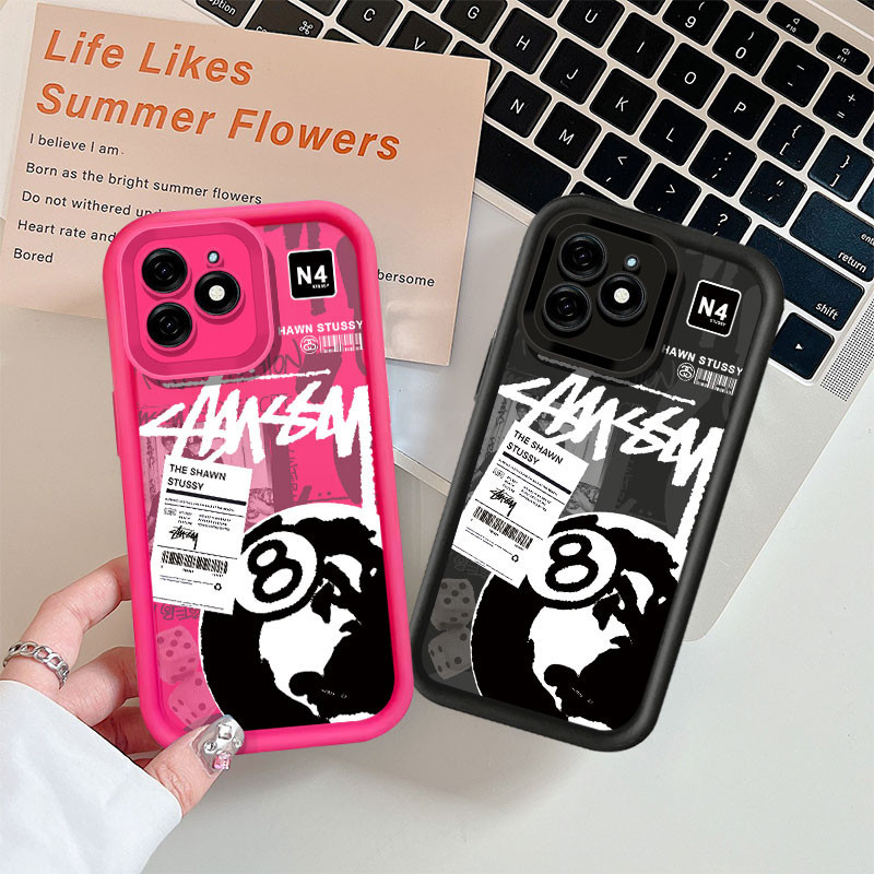 บิลเลียด Graffiti Label เคสโทรศัพท์สําหรับ Infinix Smart 9 HD Tecno POP 9 Spark Go 1 Spark Go 2025 ก