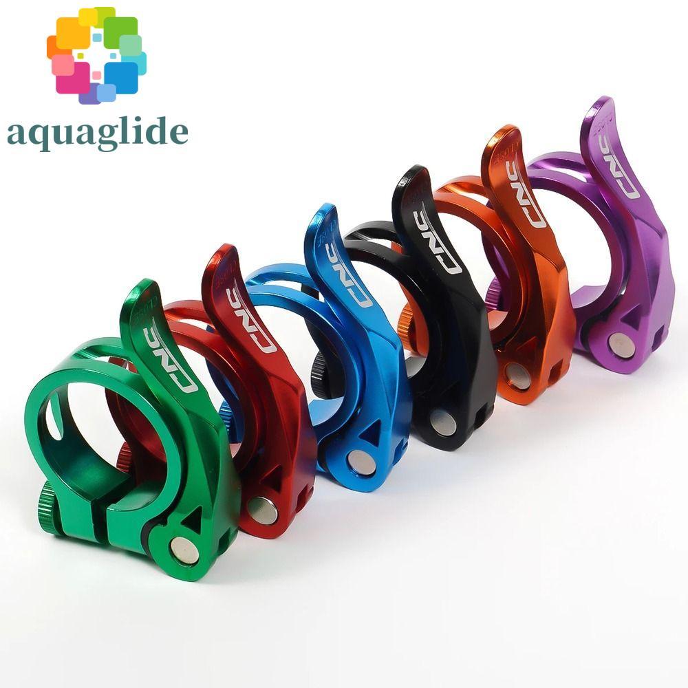 AQUAGLIDE Ultralight Aluminum Gear Post for MTB และ Road Bikes ขนาด 31.8 มม./34.9 มม. ก๊อกปลดเร็ว