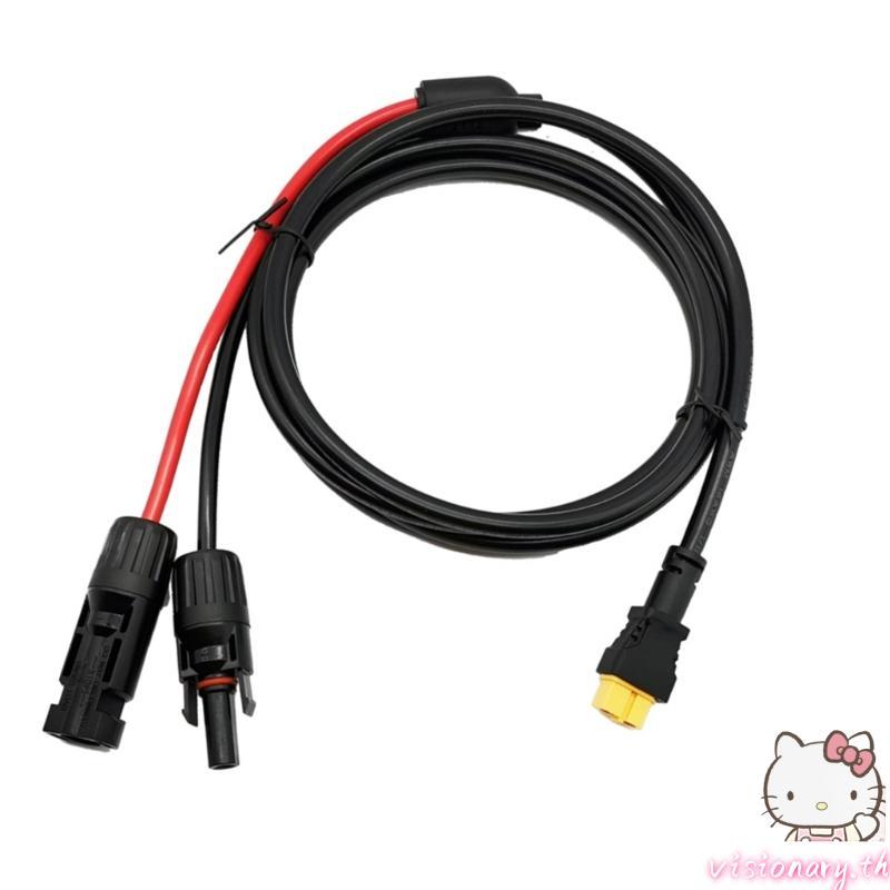 Vision Solar to XT60 หญิงสายต่อพลังงานแสงอาทิตย์สายไฟ Solar Connector to XT60 สําหรับแบบพกพา Statio