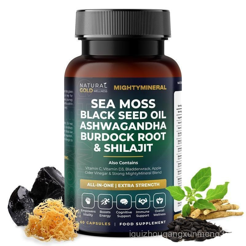 MightyMineral-Liver Protectant 4,000mg, ผงสาหร่าย 8000mg, Cordyceps 2,000mg, Black Seed 3,000mg, ราก
