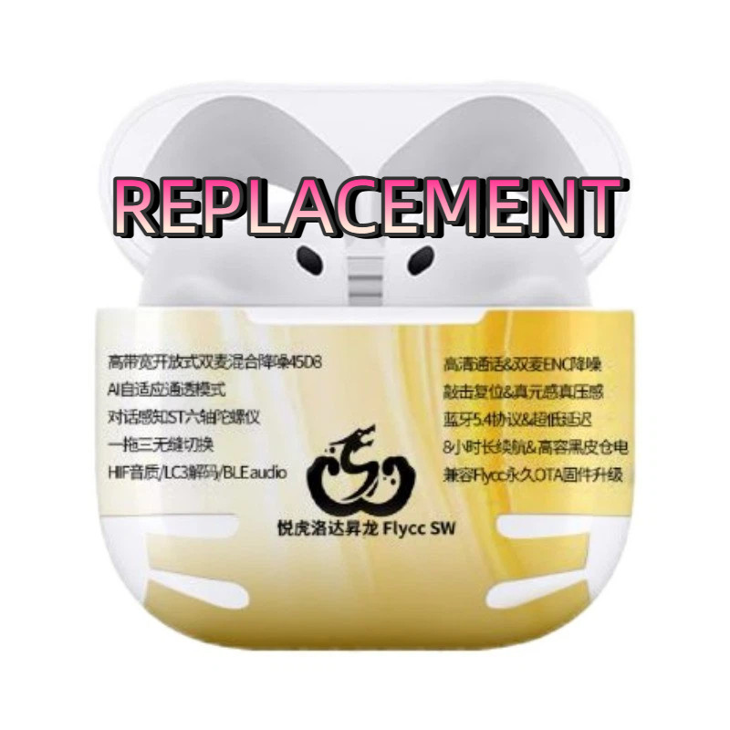 สําหรับ 6Gen Airoha1571AM Tiger Builder Air4 Semi in Ear True Wireless ลดเสียงรบกวนหูฟังบลูทูธชาร์จก