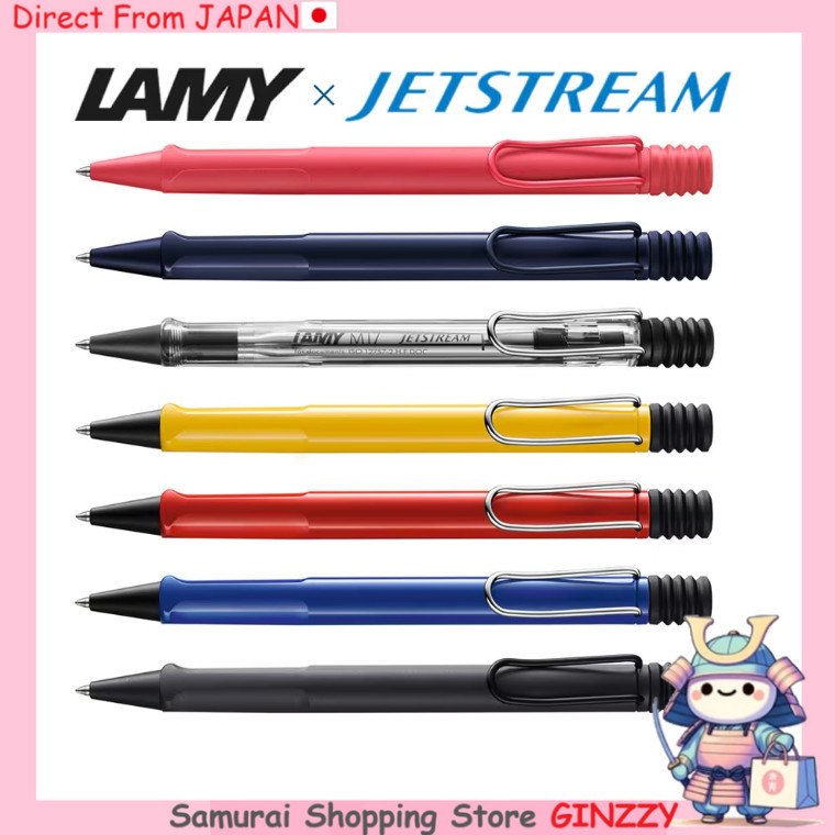 LAMY Safari JETSTREAM ปากกาแบบลูกลื่นในตัว ขนาด F หมึกสีดำ LAMY M17 เครื่องเขียนจากญี่ปุ่น