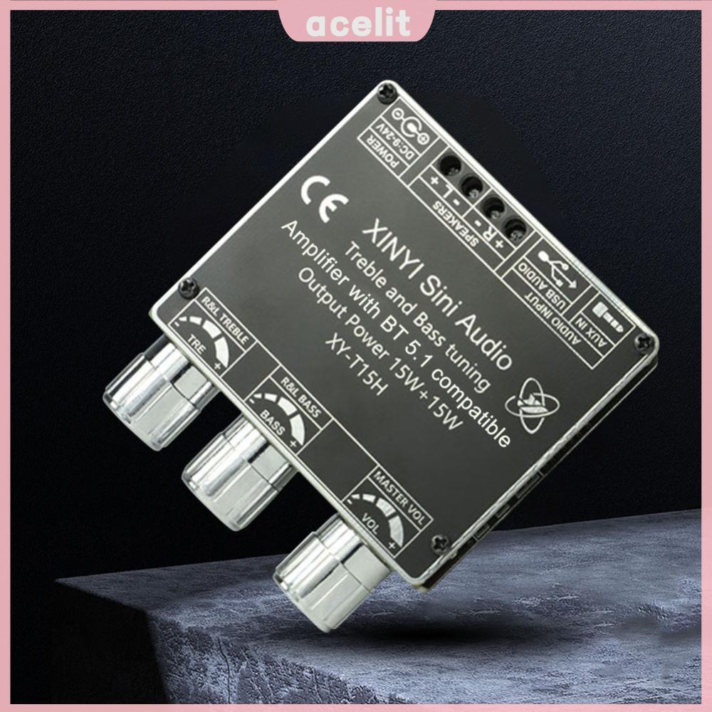 ⚡24ชม.⚡ XY-T15H โมดูลเครื่องขยายเสียง Bluetooth-เข้ากันได้กับ 5.1 APP ควบคุมโฮมเธียเตอร์