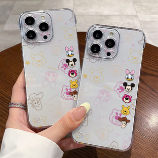 ✨จัดส่งฟรีทั่วประเทศ✨เคสโทรศัพท์การ์ตูนสัตว์เหมาะสำหรับ iPhone16 15 14 13 12 11 6 7 8plus Pro Promax พีซีแบบโปร่งใส
