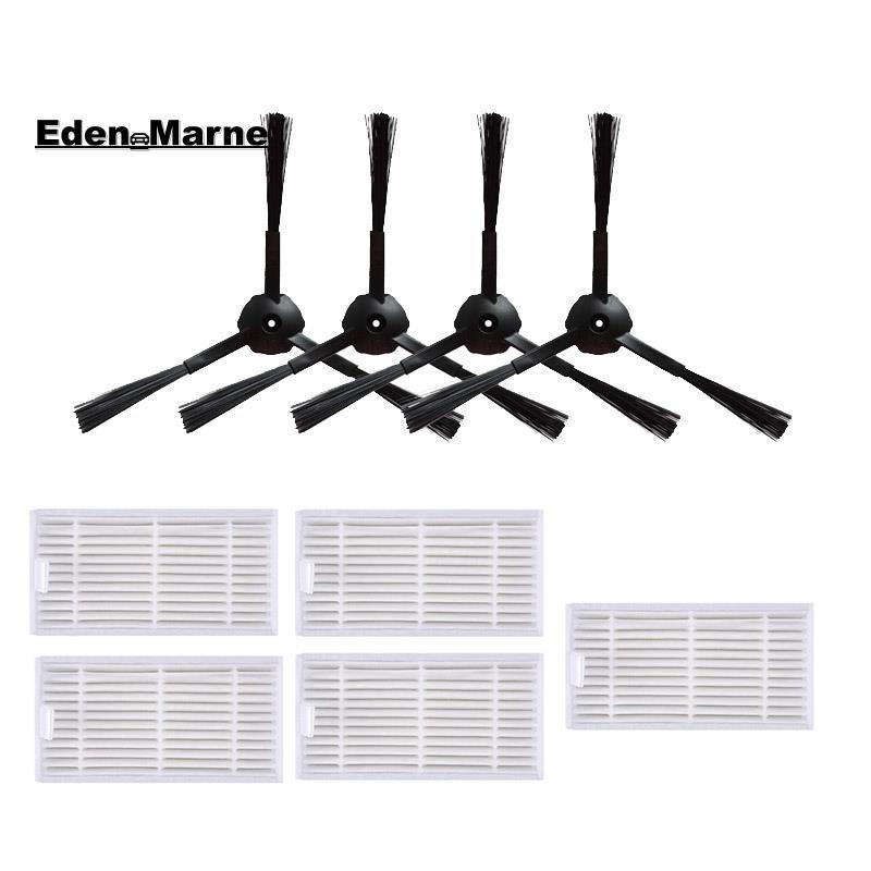 [Eden_Marner]Sponge Hepa Filter Side Brush Robot Vacuum Cleaner Parts for V55 V50 V5 V5S V3 V3S V50 