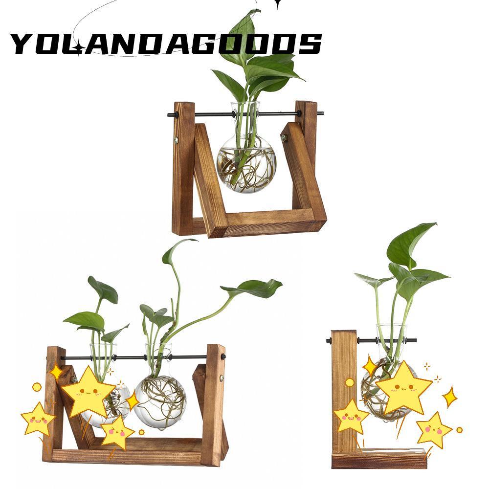 ☆Yola☆ แจกันแก้ว สไตล์วินเทจ สําหรับตกแต่งบ้าน