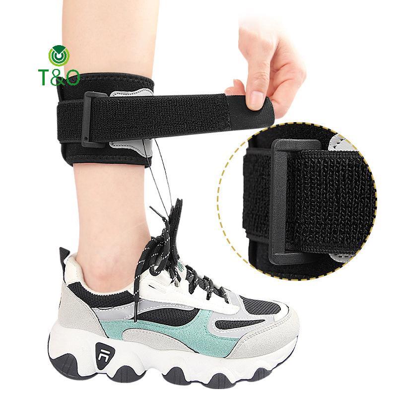 T & O Foot Drop Lifting Up Brace Knob ปรับซ้ายขวา Foot Drop Orthosis Brace สนับสนุนสําหรับเดินรองเท้
