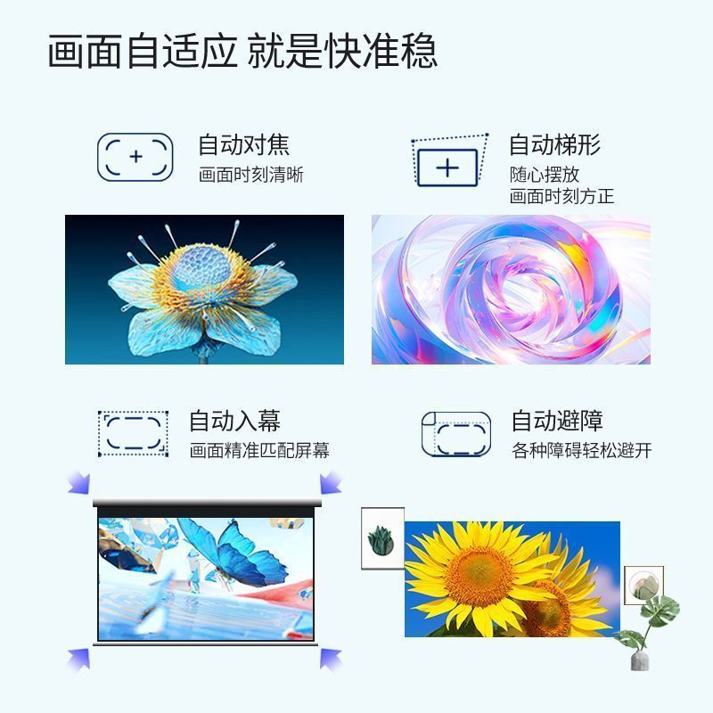 [จัดส่งตลอด 24 ชั่วโมง] [เงาใต้] A2pr Study Household Mobile Portable Projector o Touch Dual-Screen 