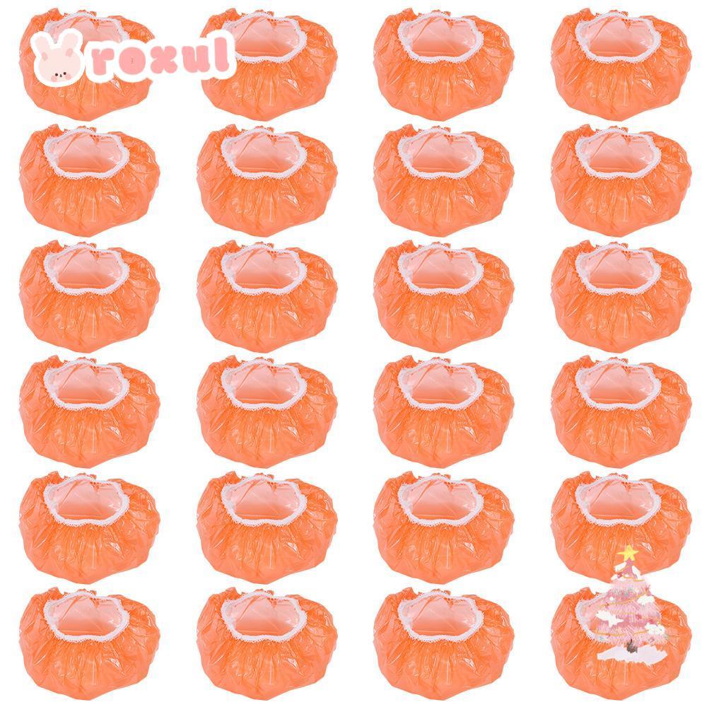 ROXUL Fire Alarm Dust Cover, Elastic Thicken Smoke Detector, ระหว่างทําอาหารหรือเบเกอรี่สีส้มพลาสติก