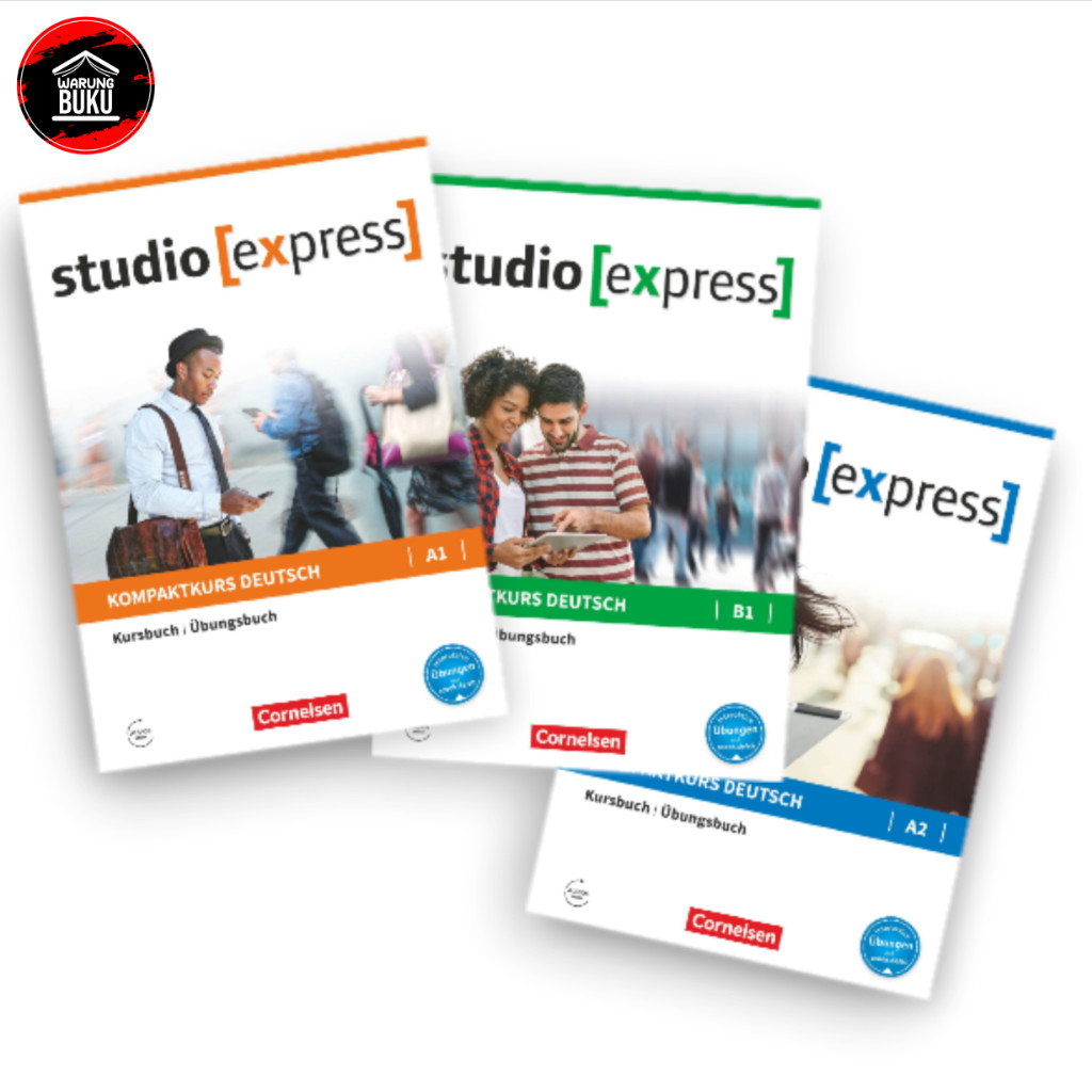STUDIO EXPRESS ส่วนประกอบ DEUTSCH KURSBUCH UBUNGSBUSH A1 A1 B1