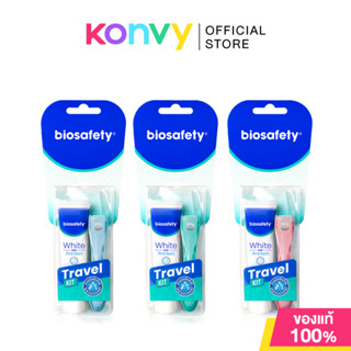 Biosafety Travel Kit Flip Toothbrush 1pc + Biosafety White &…