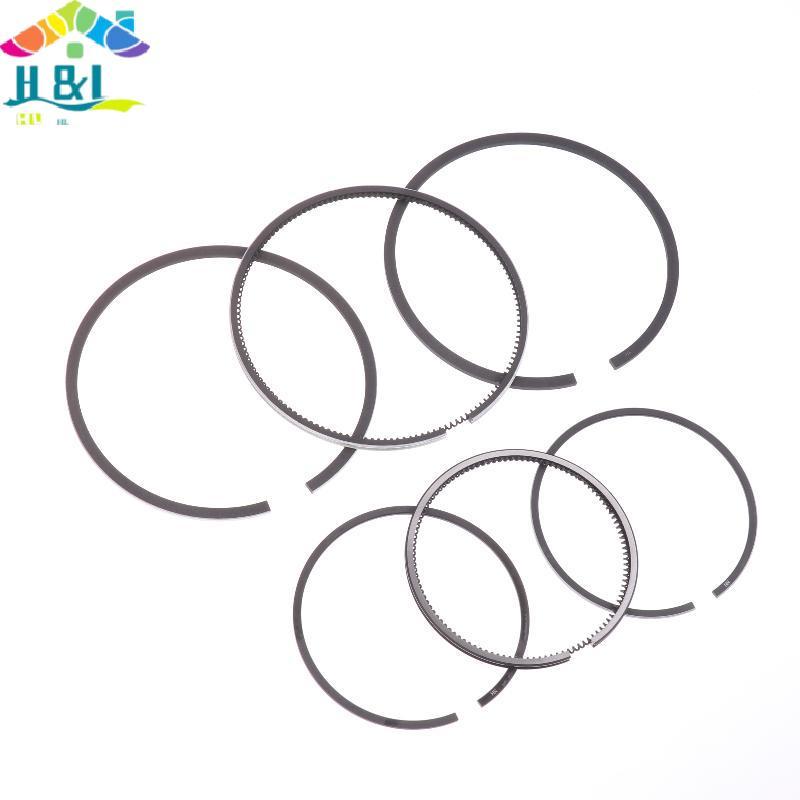 H & L 3 ชิ้น/เซ็ตแหวนลูกสูบ Fit กระบอกเดียวเครื่องยนต์ดีเซล 168F 170F 173F 178F 186F 188F 192F เครื่