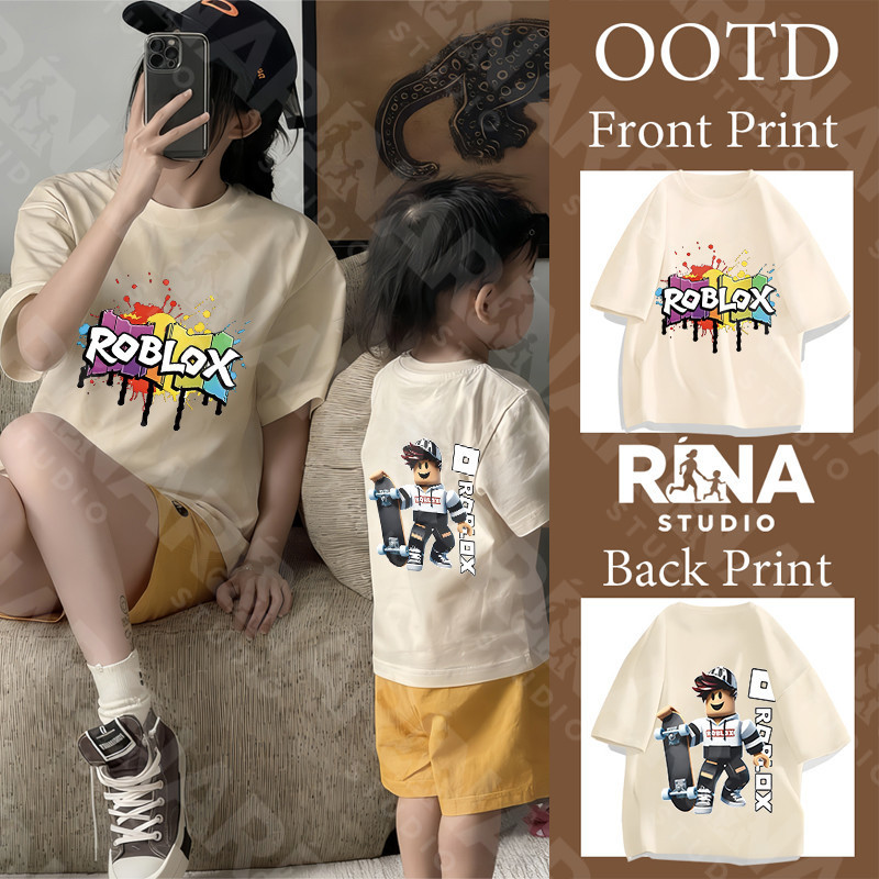 🔥พร้อมส่ง&COD🔥RINA STUDIO🔥 Roblox Family Set เสื้อครอบครัว แบบใหม่ เหมาะกับงานปาร์ตี้และท่องเที่ยว A
