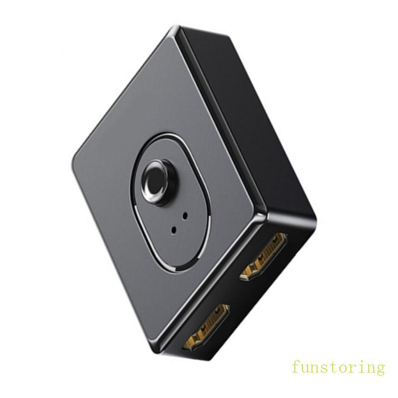 FUN HDTV Splitter 1 in 2 Out 4K HDTV Cable Splitter Display 2 in 1 Out Manual HDTV