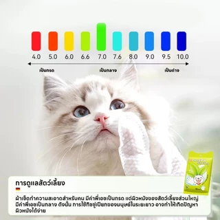 แท้100% yoyopet : ถุงมือสปา อาบน้ำแมว สุนัข ทำความสะอาดสัตว์เลี้ยง ใช้งานง่าย กลิ่นหอม ไม่ระคายเคืองผิว