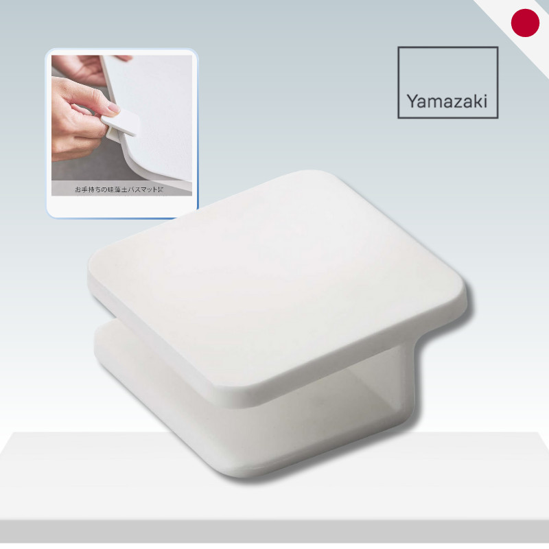 Yamazaki Tower Diatomite Bath Mat Lift Hook – สีขาว, , ยกง่าย