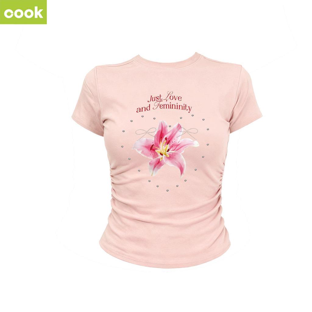 เสื้อครอปผู้หญิง เกาหลี ผ้า sorona จากอเมริกา ผลิต OOOK ใส่สบาย ทรงสวย สไตล์เกาหลี #39 – โปรปัง