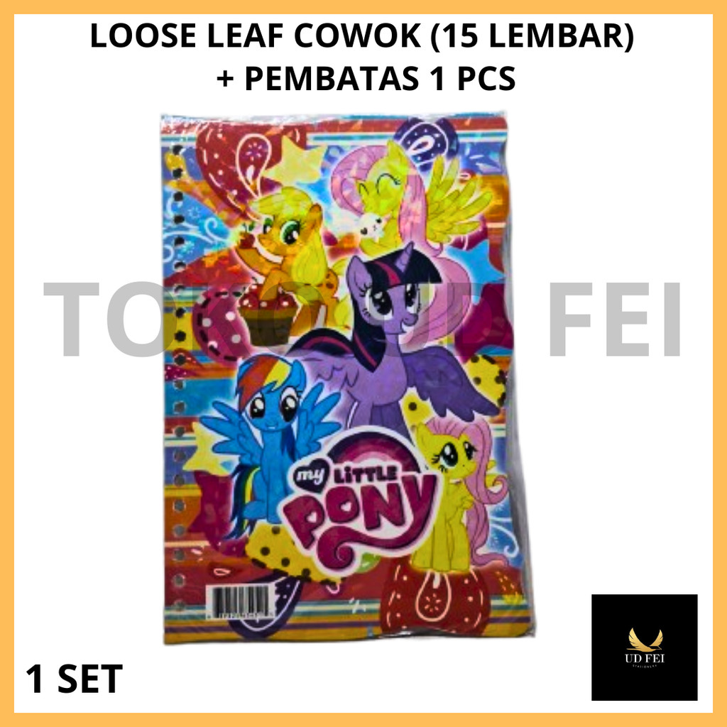 (1 ชุด = 15 แผ่น + 1 MARKER) NAIRA LOOSE LEAF SEMPATI A5/LOSE LEAF GIRL/A5 BINDER CONTENTTS สําหรับ 