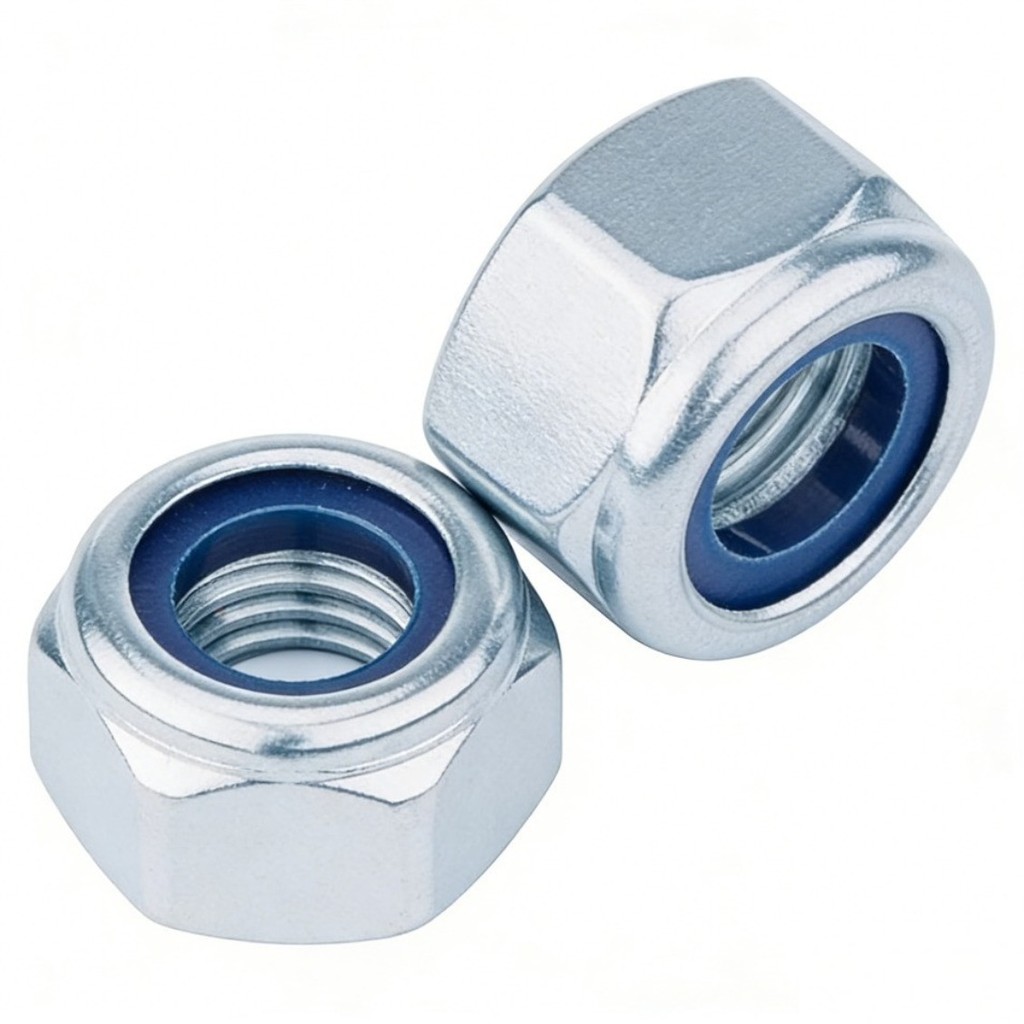 (XCF-) เกรด 8.8 Fine Teeth Anti Loose อ่อนนุชไนล่อนคอลลาเจนฝาเกลียว M8 / M10 / M12-M24