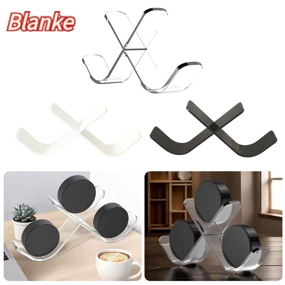 BLANKE Hockey Puck Display, อะคริลิคตกแต่งกีฬา Ice Hockey Puck Display Stand Holder, Triple โปร่งใส 