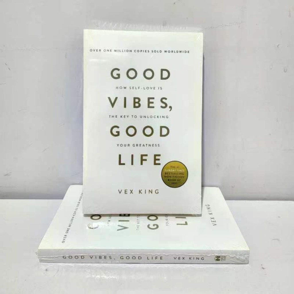 พร้อมสต็อก จัดส่งรวดเร็ว Good Atmosphere Good Life เวอร์ชันภาษาอังกฤษ Good Vibes Good Life Vex King2