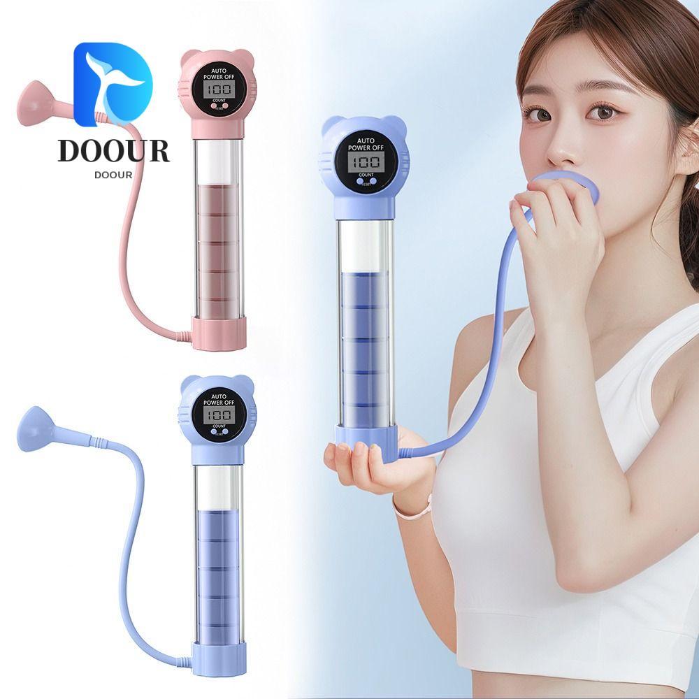 DOOUR Breathing Dumbbells, นับหน้าท้อง Breathing Trainer, ไดอะแฟรมความจุ Expander ปรับความต้านทาน Co