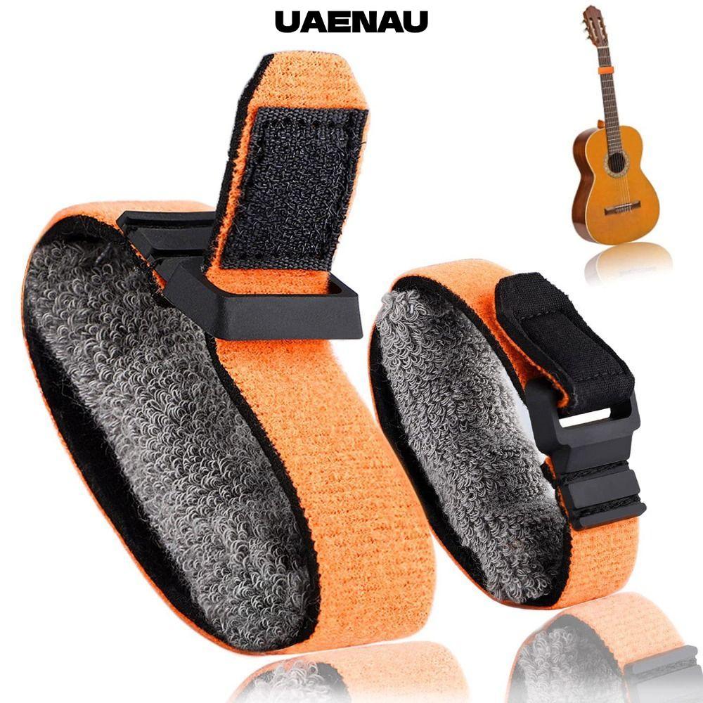 UAENAU กีตาร์ Fret Wrap, ปรับลดเสียงรบกวนกีตาร์ String Mute Damper, แบบพกพาเบส Ukulele String Instru