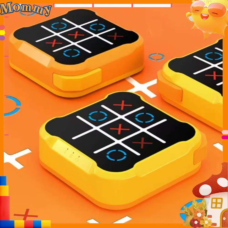【🇹🇭พร้อมส่ง】Tic Tac Toe Game Creative puzzle Family Game กระดานหมากรุกความจําที่น่าหลงใหลและของขวัญนักเรียนสําหรับเด็ก