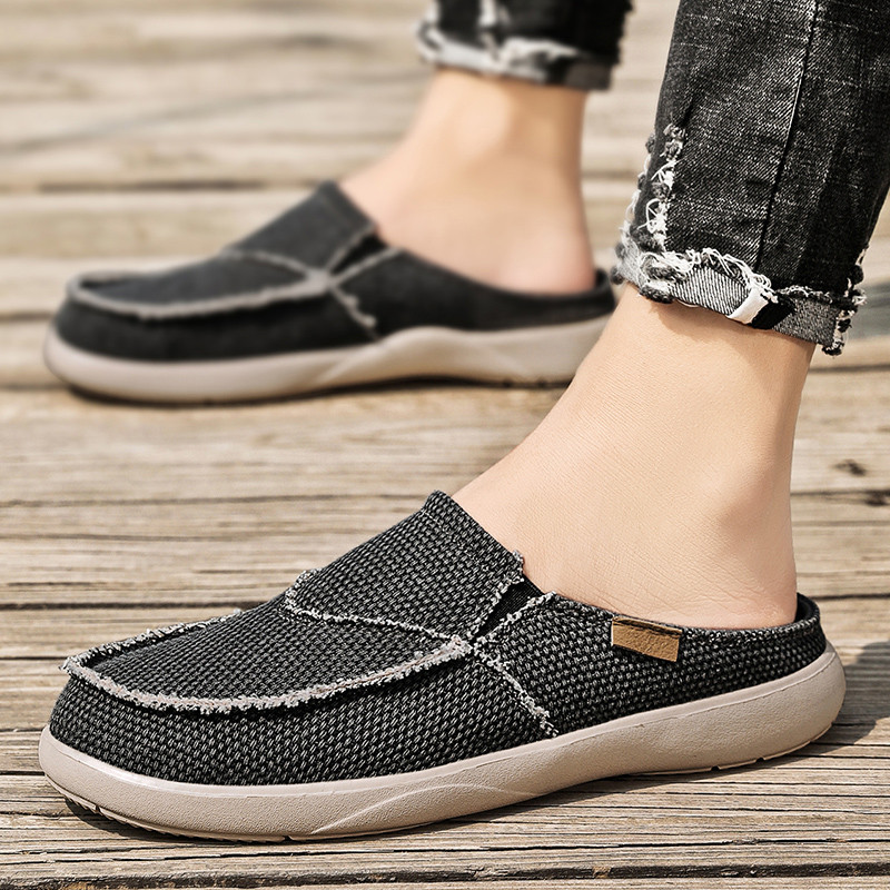 big size half shoeshalf shoes for men half shoes slip on shoes canvas shoes for men slip on mens cas