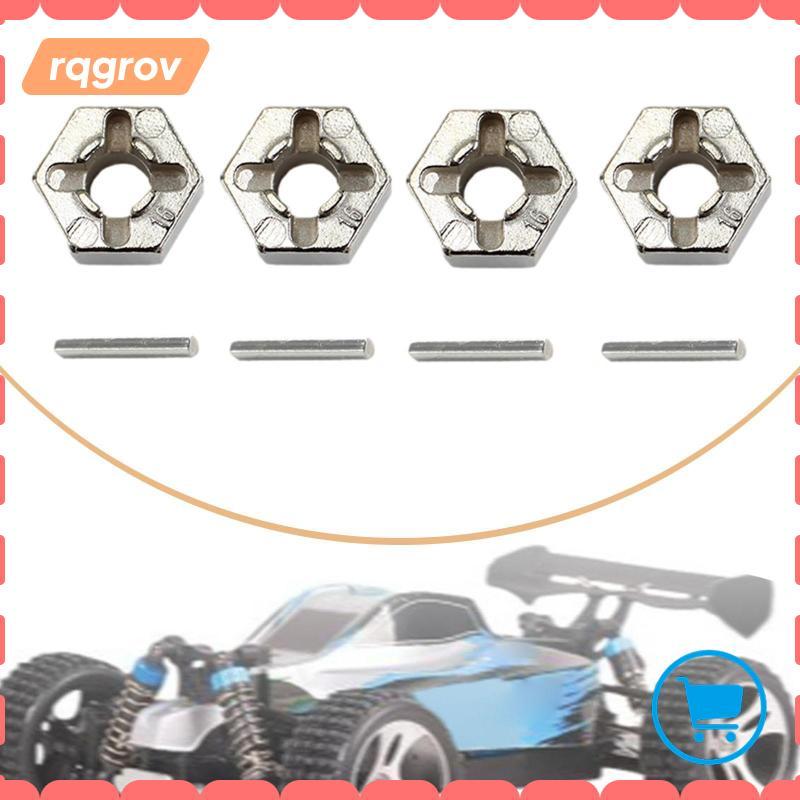 [rqgrov] 4 ชิ้นส่วนอะไหล่สําหรับดุมล้อหกเหลี่ยม 12 มม. เข้ากันได้กับ Wltoys 12428
