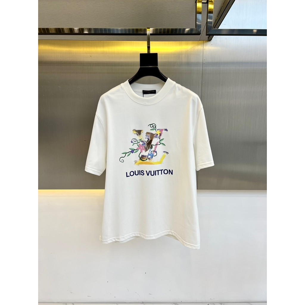 LO% UIS VU & ITTON/L @ V2026 Star คลาสสิกรอบคอแขนสั้นเสื้อยืดผู้ชายผู้หญิงสไตล์ผ้าฝ้าย 100% การออกแบ