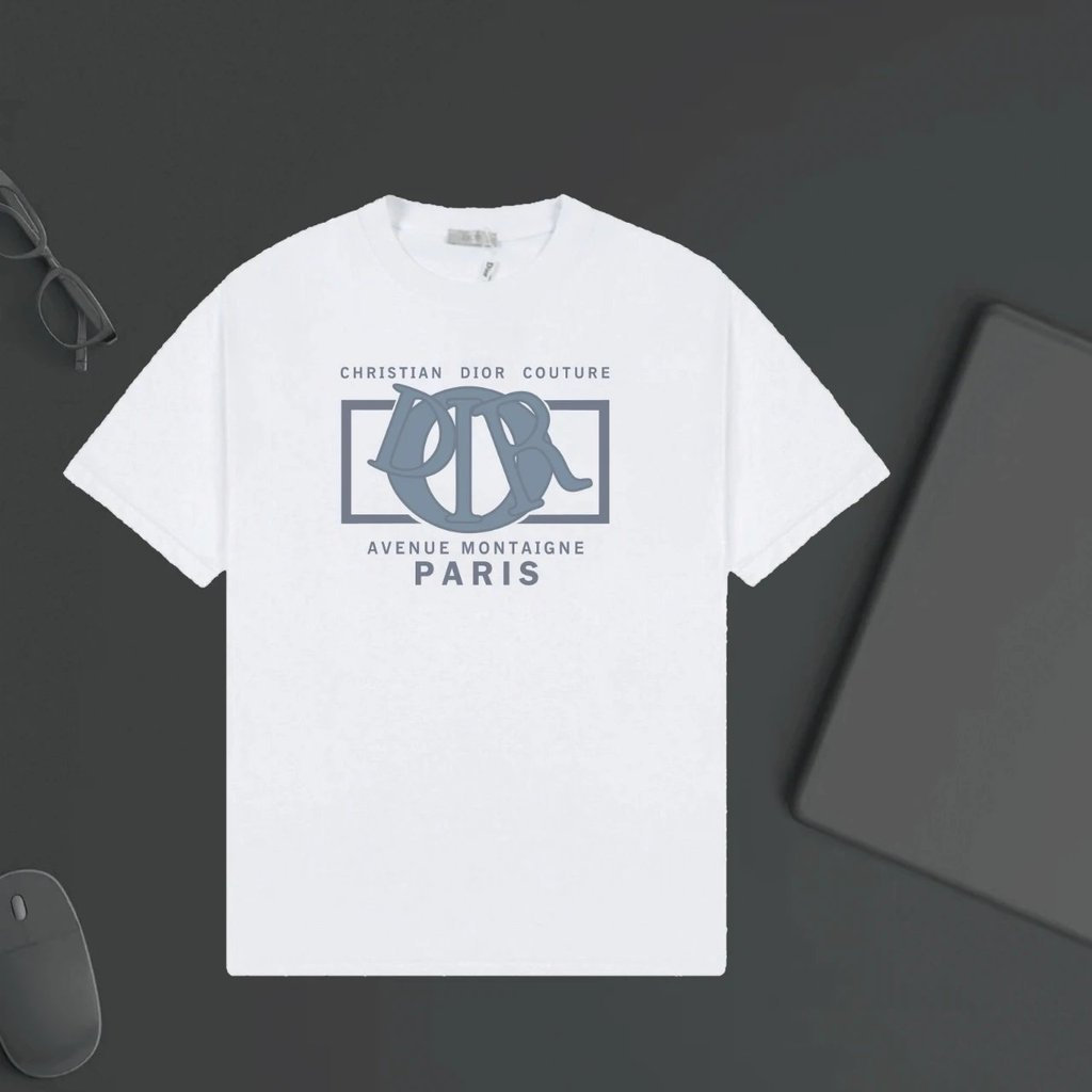 DIO * R2026 Star Classic Round Neck Short-Sleeved T-Shirt Men Women Style Round Neck Simple Sports S