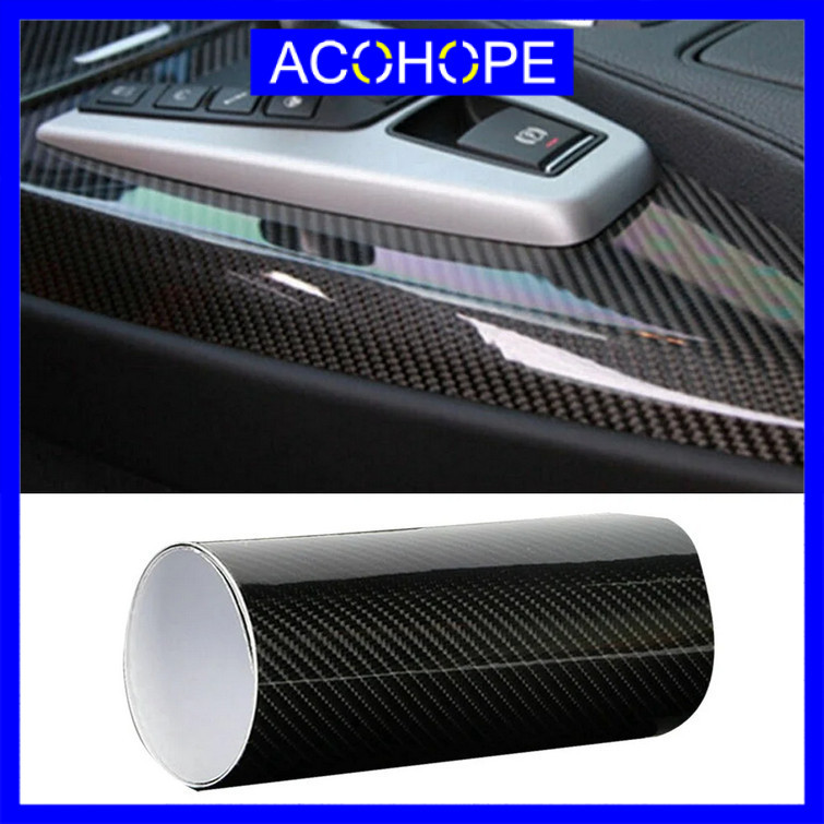 Ahope 5D มัลติฟังก์ชั่นไวนิลไฟเบอร์รถสติกเกอร์ 152x10 ซม. - TA749