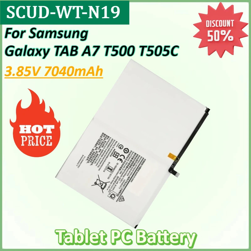 ใหม่ SCUD-WT-N19 3.85V 7040mAh แบตเตอรี่แท็บเล็ตสําหรับ Samsung Galaxy Tab T505C A7 10.4 (2020) SM-T