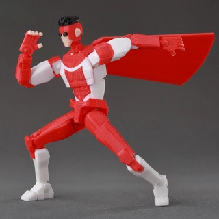 Omni Man Invincible Action Figure 3D พิมพ์ Lucky 13 Mark Multi-Jointed Stickman Dummy 13 ของเล่น