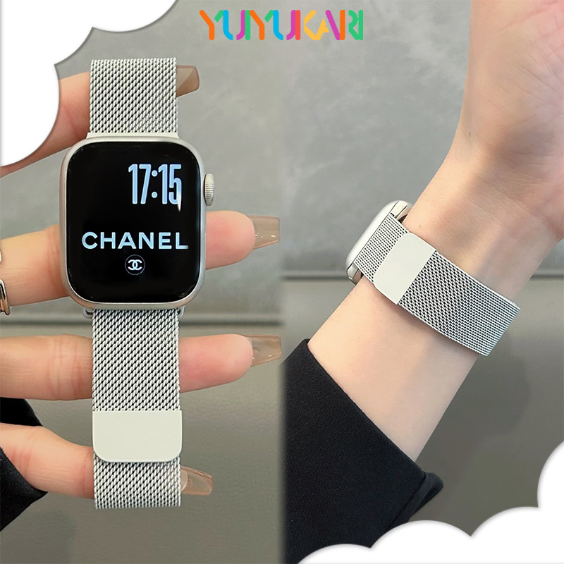 สายรัดโลหะลูป Milanese สำหรับนาฬิกา for Redmi 6 5 4 สายแม่เหล็กสแตนเลสสำหรับ for Smartwatch Mi Band 8 Pro/10 9 Pro
