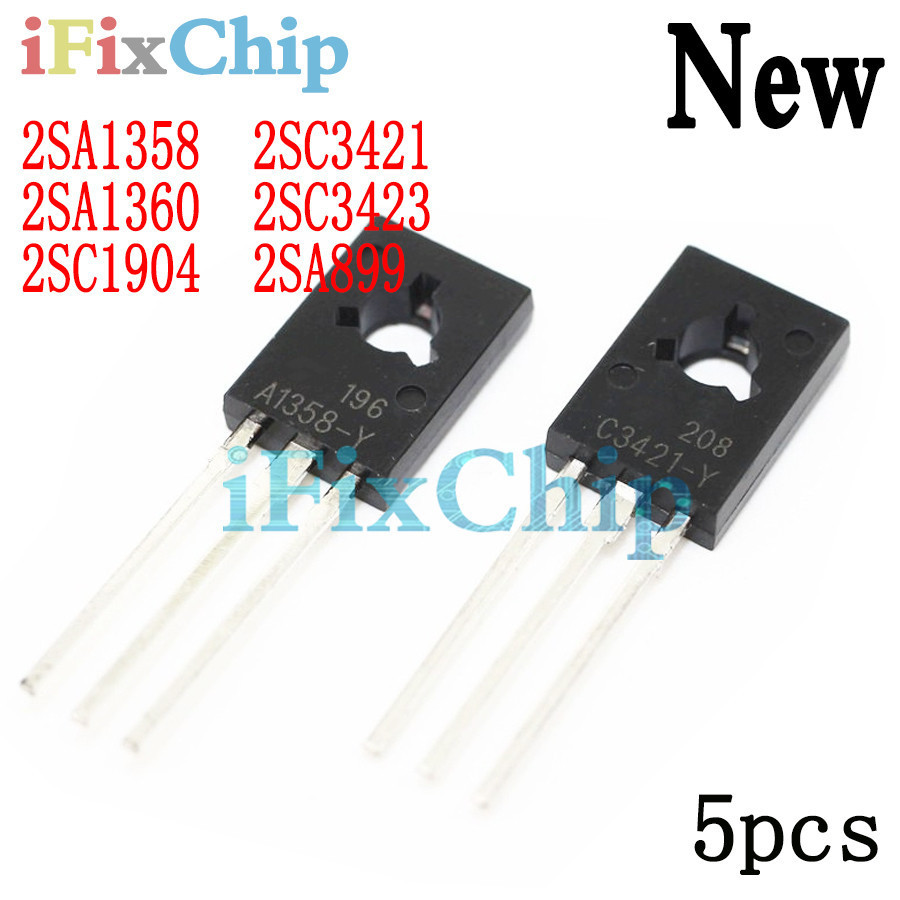 5pcs 2SA1358 2SC3421A1358 C3421 2SA1360 2SC3423 2SC1904 2SA899TO-126 A899 C1904 C3423 A1360 Field Ef