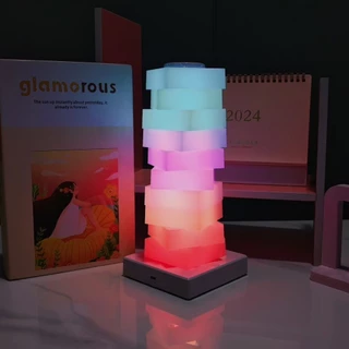【BSMART】โคมไฟ LED ตั้งโต๊ะ 16 โหมดสี RGB ควบคุมง่าย ใช้ตกแต่งร้านหรือห้องนอน สร้างบรรยากาศสุดคุ้ม