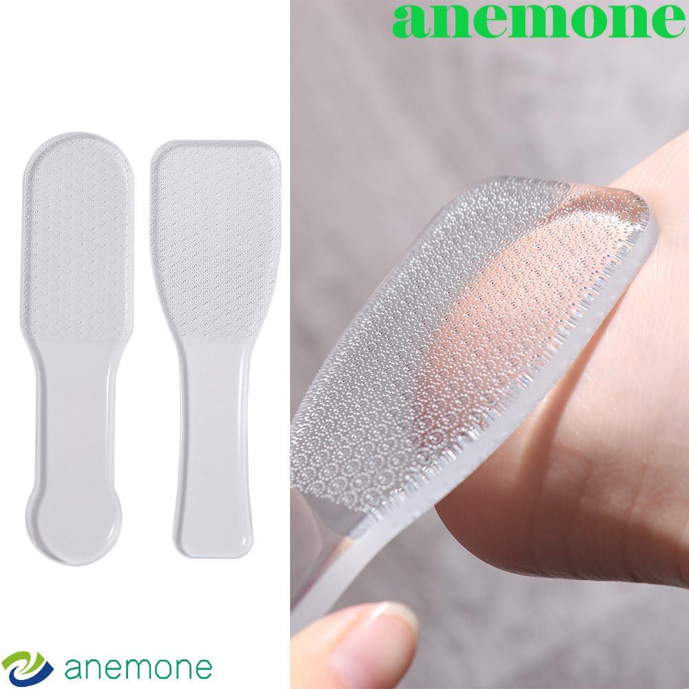 ANEMONE แฟ้มแก้วนาโน เครื่องมือดูแลส้นเท้า Dead Skin Remover Pedicure Scrubber แผ่นขัดผิวเท้าสําหรับขัดส้นเท้าในครัวเรือน