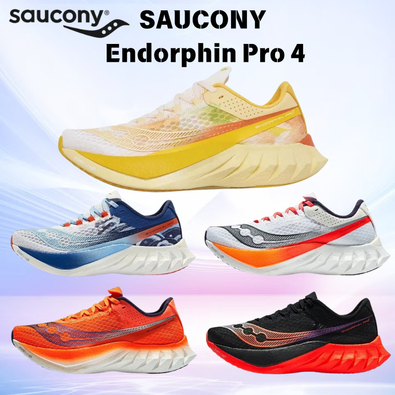 SAUCONY Endorphin Pro 4 รองเท้าวิ่ง(ของแท้ 100%）