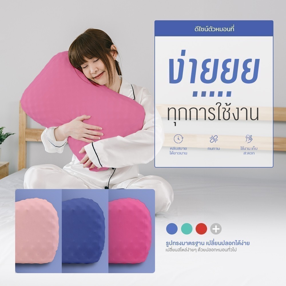 SiamLatex Durian Cover Case ปลอกหมอนยางพารา รุ่น Colorful สำหรับ หมอนยางพารา รุ่น Durian รูปที่ 2